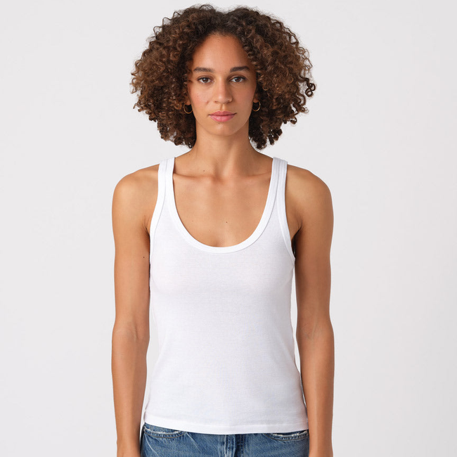 Layering Tank <br> White-gallery-31392750469186