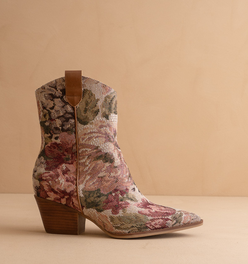 The Karina | Mauve Tapestry Bootie