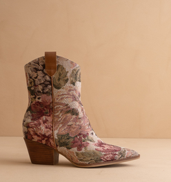The Karina | Mauve Tapestry Bootie