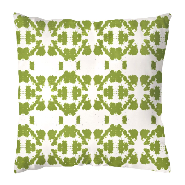 Mosaic Green 22x22 Outdoor Pillow-gallery-39548533571832