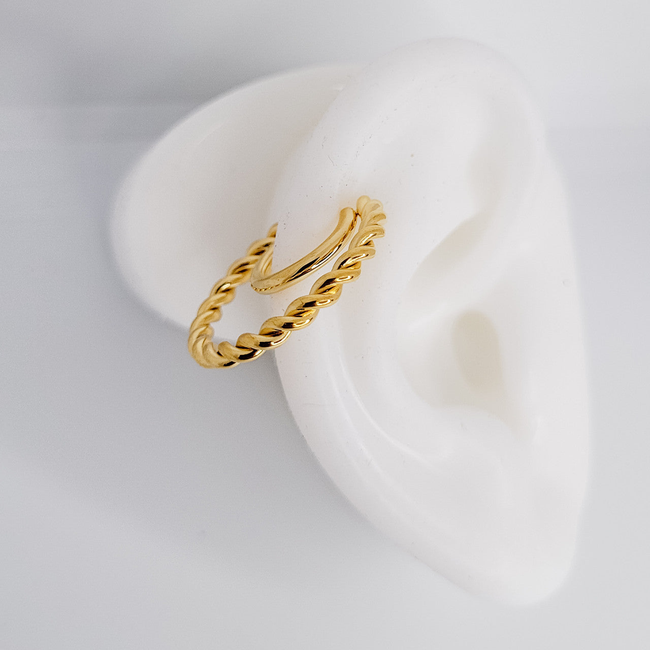 Double Twist Ear Cuff-gallery-42474119594234