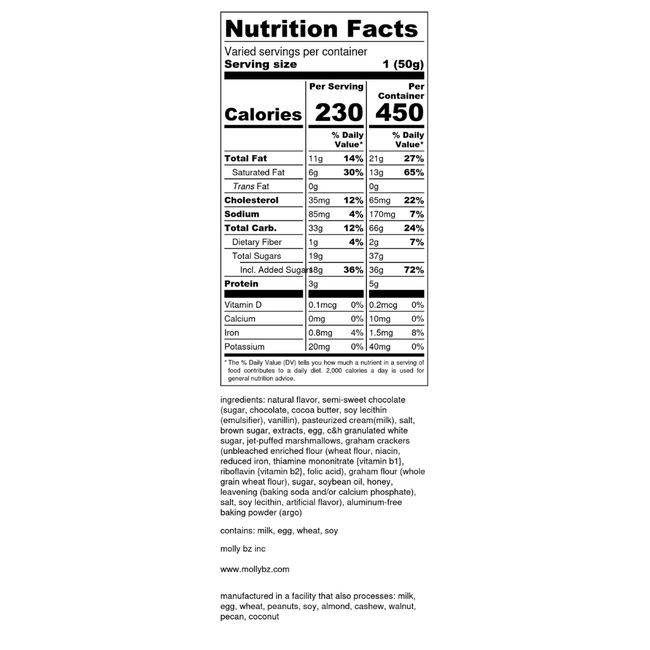 The Straight Fire Cookie - Chocolate, Graham Crackers, and Roasted Marshmallow-gallery-50168619696423