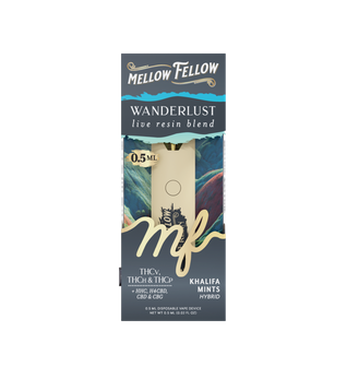 Wanderlust Blend 0.5ml Live Resin Disposable Vape - Khalifa Mints (Hybrid)