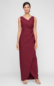 Petite Ava Sleeveless Contour Gown