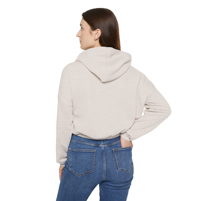 Only hot bitches become lawyers Women's Cinched Bottom Hoodie-gallery-31942445269058