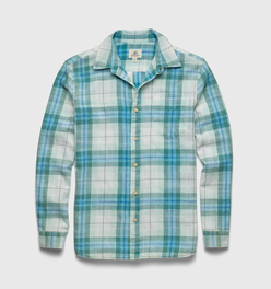 Brian Twill Plaid Shirt - Blue Combo