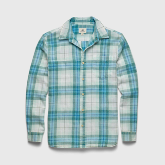 Brian Twill Plaid Shirt - Blue Combo