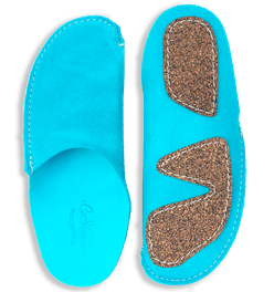 Turquoise CP Slippers Luxe