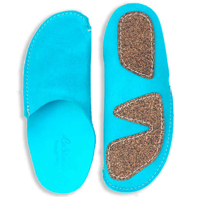 Turquoise CP Slippers Luxe-gallery-29962741907561