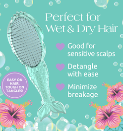 Mermaid Detangling Hair Brush
