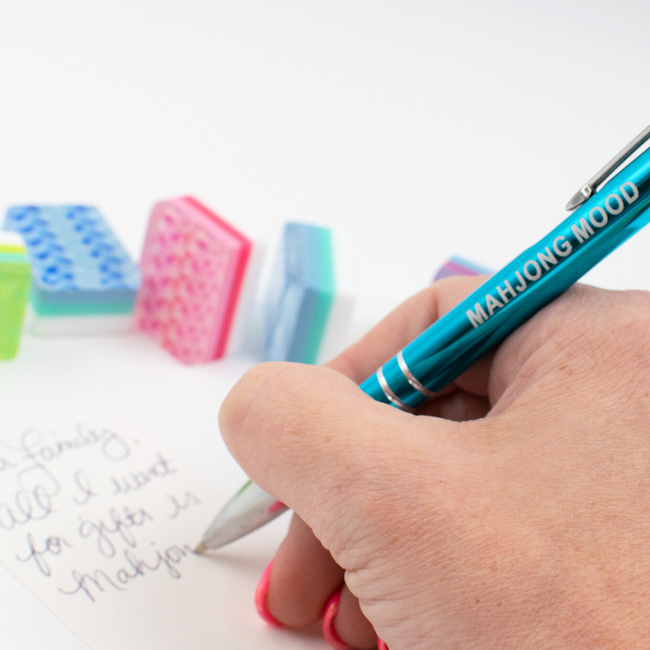 MAHJONG PEN SET | 5 Colorful Pens with Funny Mahjong Sayings-gallery-50991949807927