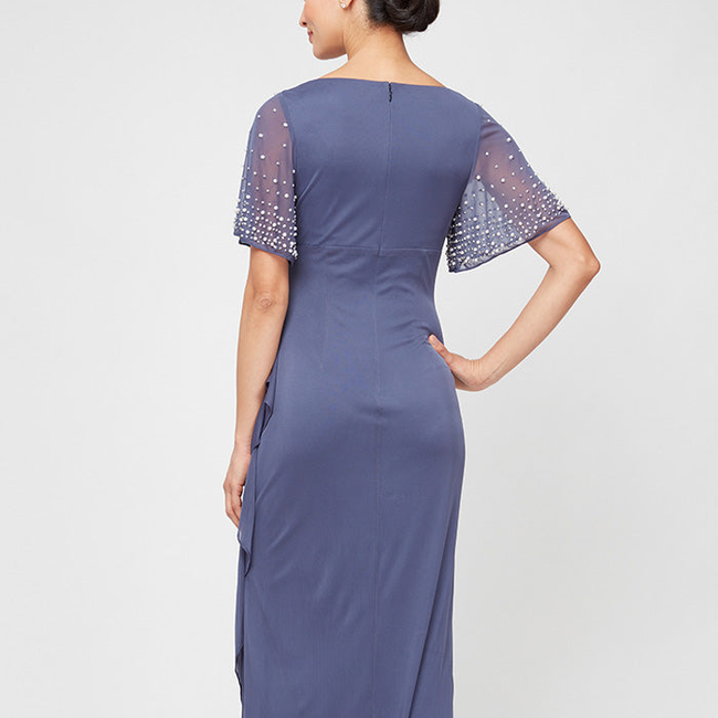 Petite Layla Long Empire Waist Dress-gallery-42532835459328