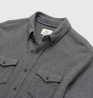 Rex Soft Knit Shirt - Charcoal Heather