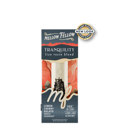 Tranquility Blend - Live Resin 1ml Disposable Vape - Lemon Cherry Gelato (Indica Dominant)