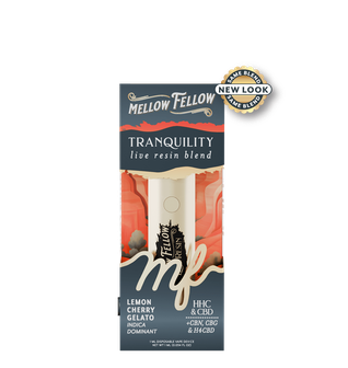 Tranquility Blend - Live Resin 1ml Disposable Vape - Lemon Cherry Gelato (Indica Dominant)