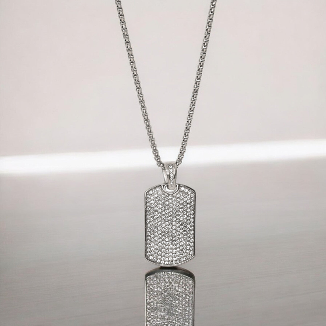 Valor Dog Tag Necklace-gallery-42474227728634