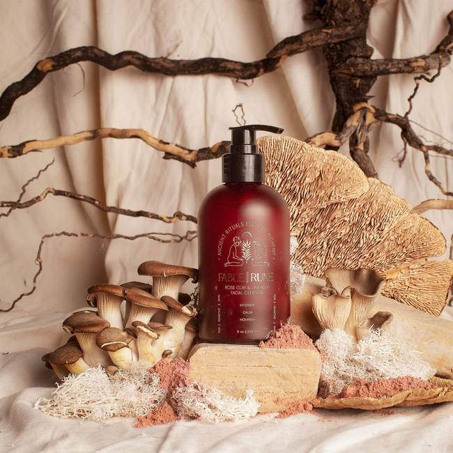 ROSE CLAY & LAVENDER FACE CLEANSER-gallery-39236776067234