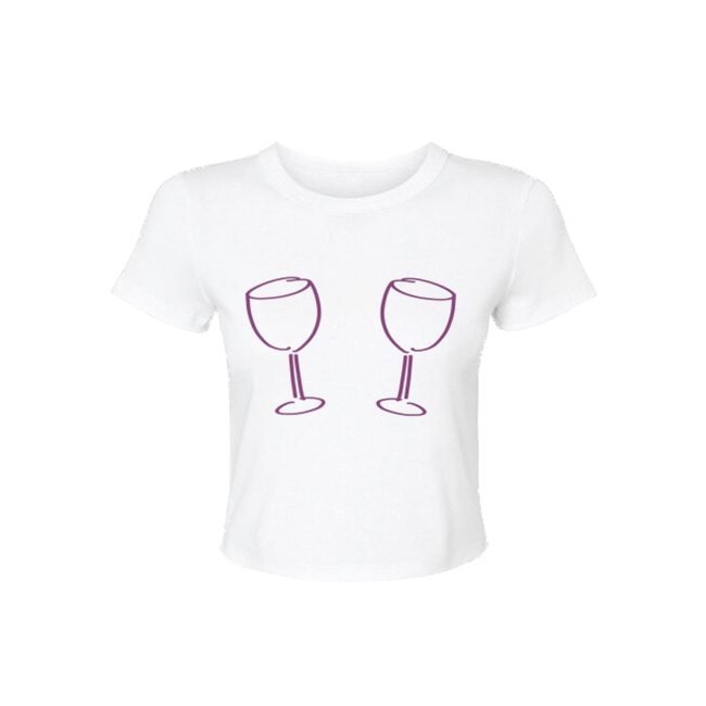 Wine Glass Baby Tee-gallery-0