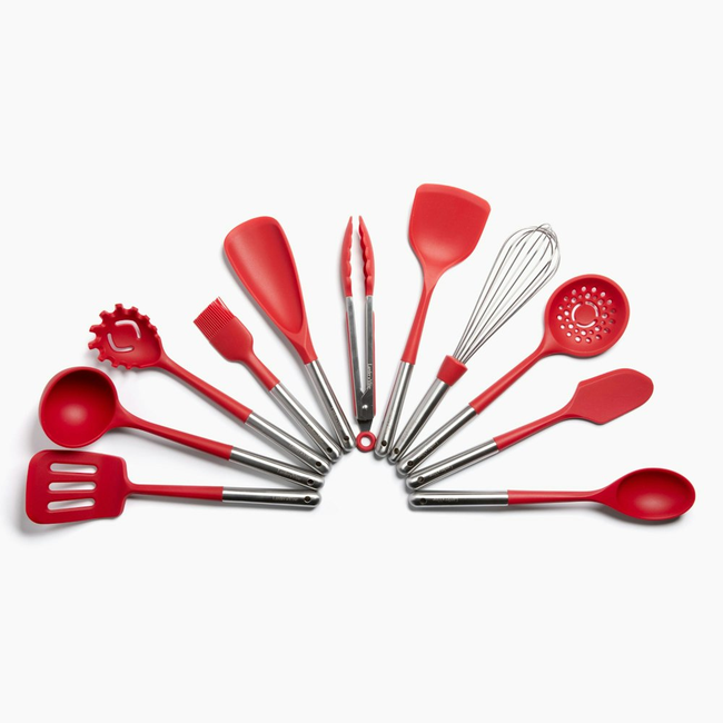 12-Piece Kitchen Utensil Set with Ceramic Crock-gallery-53351565787508