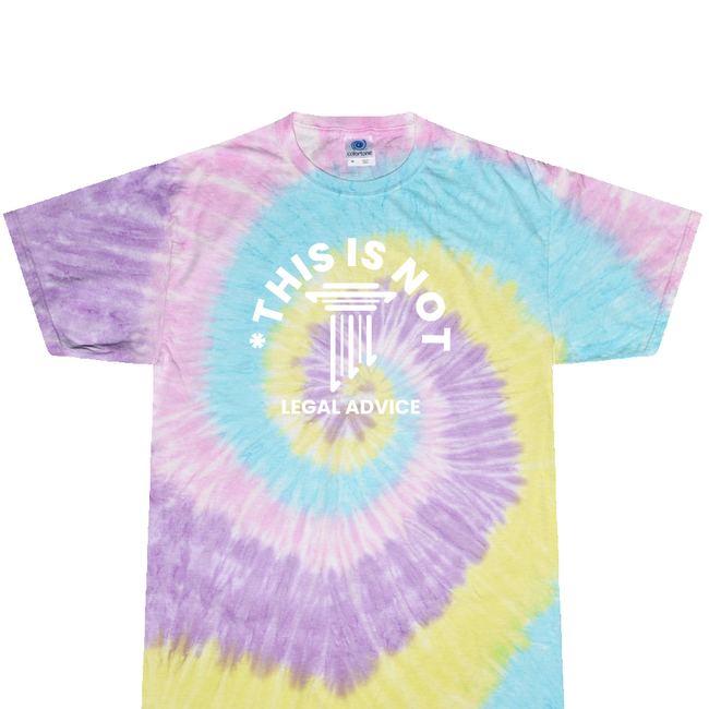 This is not legal advice Youth Jelly Bean Tie Dye T Shirt-gallery-33423819243586