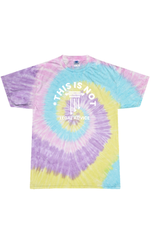 This is not legal advice Youth Jelly Bean Tie Dye T Shirt