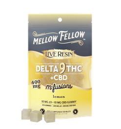 Delta 9 Live Resin Edibles 400mg - Lemon