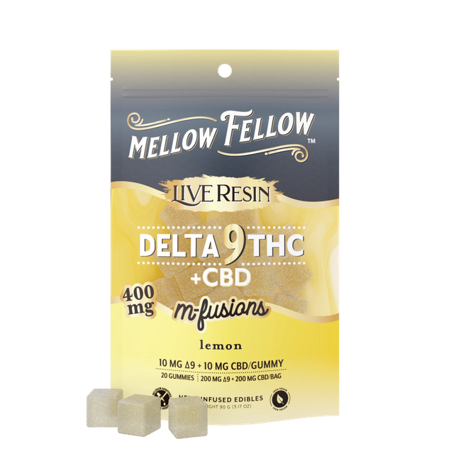 Delta 9 Live Resin Edibles 400mg - Lemon-gallery-38665649160398