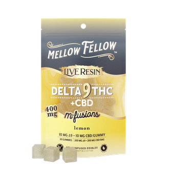 Delta 9 Live Resin Edibles 400mg - Lemon