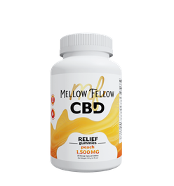 Relief CBD Gummies - 1500mg - Peach