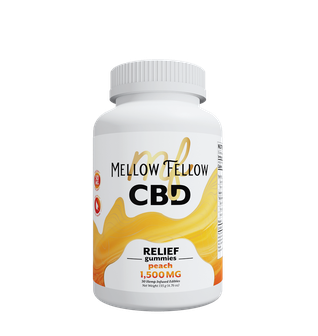 Relief CBD Gummies - 1500mg - Peach