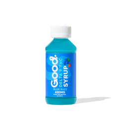 Blue Razz Delta 9 THC Syrup 4oz (420mg Total)