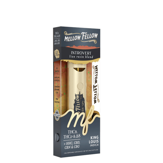Introvert Blend 2ml Live Resin Disposable Vape - King Louis (Indica)-gallery-37327726477518