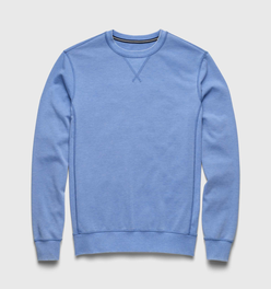 Butch Burnout Crewneck - Wedgewood Blue