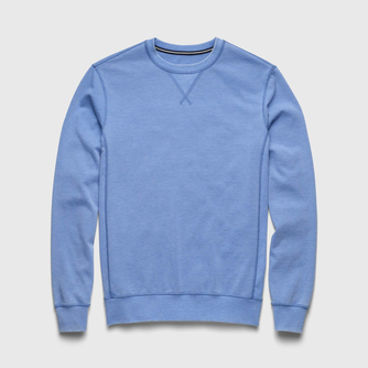 Butch Burnout Crewneck - Wedgewood Blue