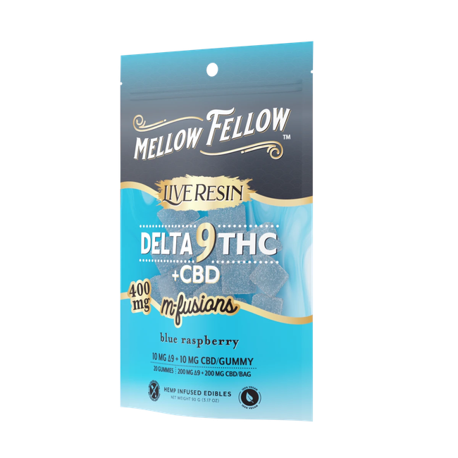 Delta 9 Live Resin Edibles 400mg - Blue Raspberry-gallery-38665648505038