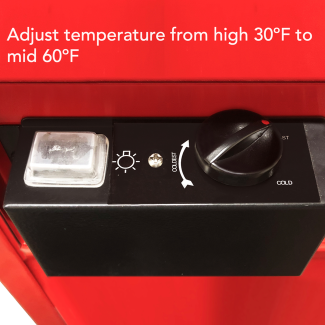 Whynter TBR-185SR 1.8 cu. ft. Portable Toolbox Refrigerator with 2-Drawers and Lock in Red Stainless-gallery-48113105895672