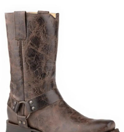 Stetson Range Roamer (Brown) - Men's Biker Boot