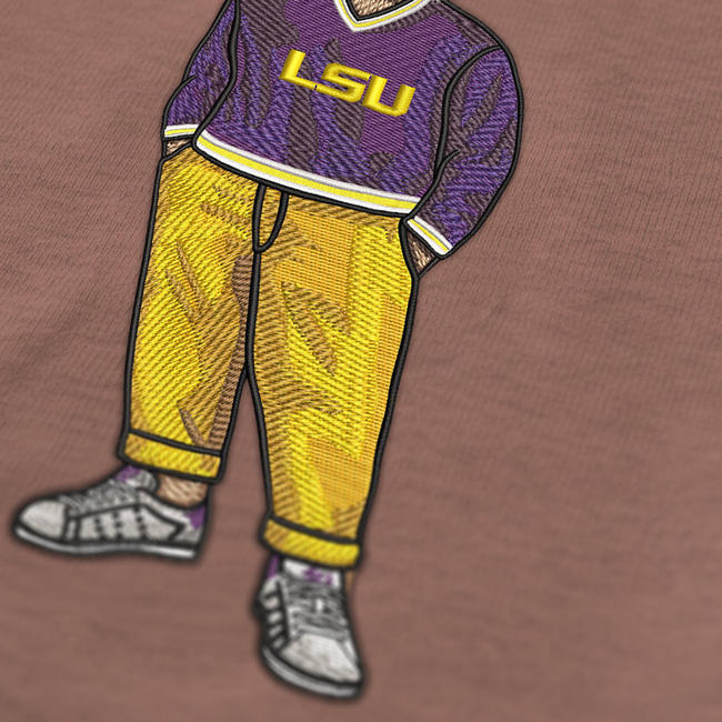 LSU Original Embroidered Crewneck-gallery-62921131753789