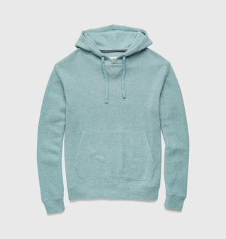 Justin Cashmist Fleece Hoodie - Aqua Heather