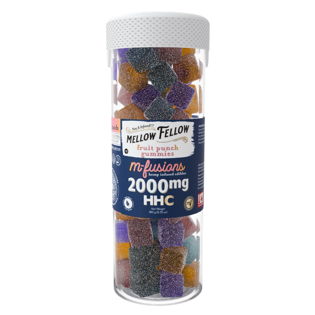 HHC M-Fusions Fruit Punch Gummies - 40 Ct. 2000mg-gallery-36719500329166