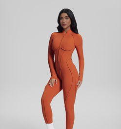 Full-Length Catsuit Orange