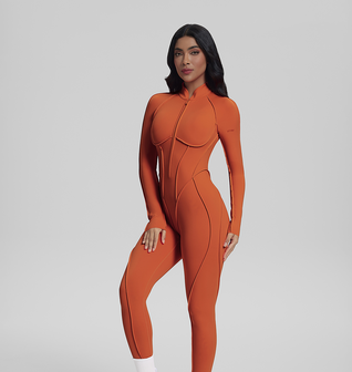 Full-Length Catsuit Orange