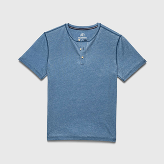 Sean Burnout Henley - Blue
