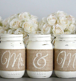 Rustic Wedding Table Decor,Rustic Bridal & Engagement Gift