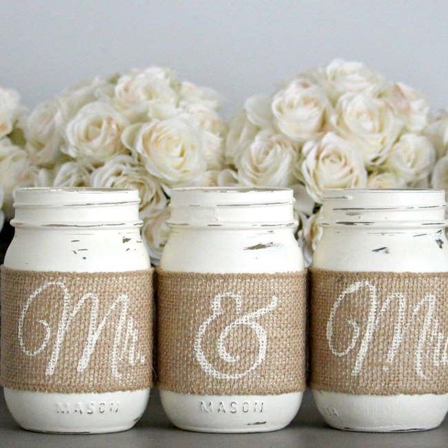 Rustic Wedding Table Decor,Rustic Bridal & Engagement Gift-gallery-8599345031