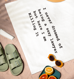 Sexy Lawyer Beach Towel