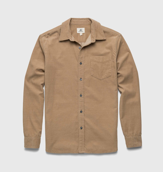 Brian Corduroy Shirt - Chinchilla