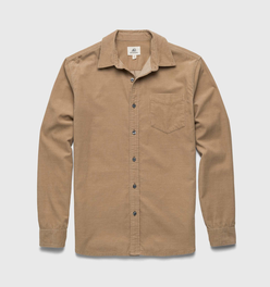 Brian Corduroy Shirt - Chinchilla