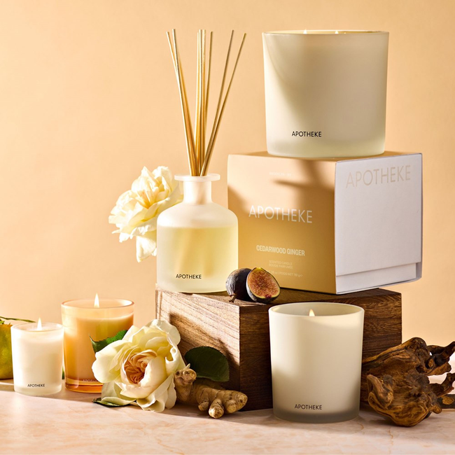 Cedarwood Ginger 3-Wick Candle-gallery-60276261126510