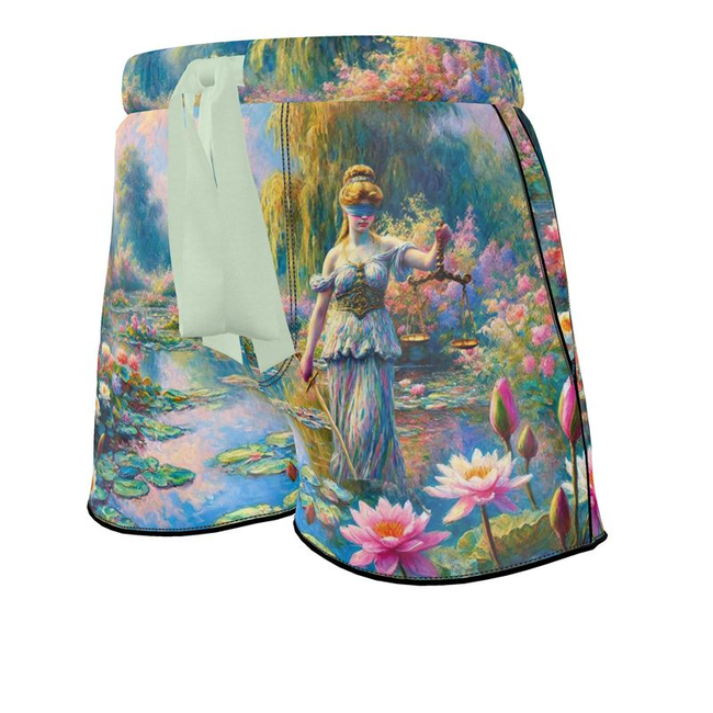 Justice in Bloom Luxury Pajama Shorts-gallery-32082071715906